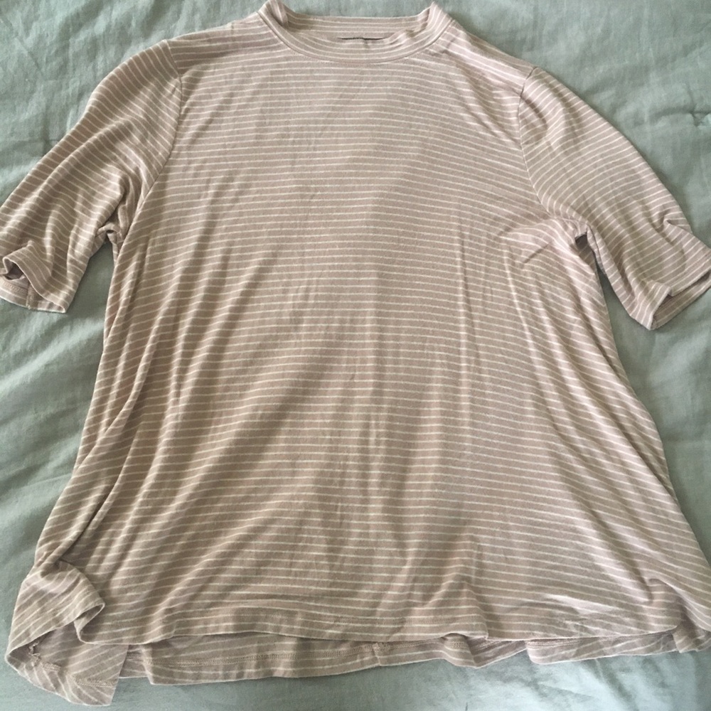 Pink Quarter-Sleeve Top
